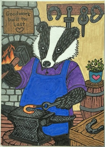 Original aceo art - original,