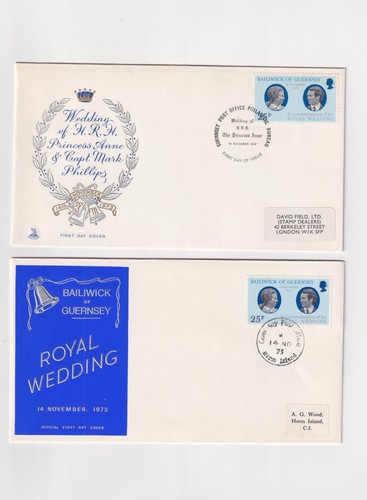 Guernsey fdc royal wedding - guernsey,
