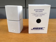 1 X NEW BOSE WHITE DOUBLE CUBE
