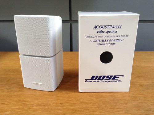 New bose white double cube - new,