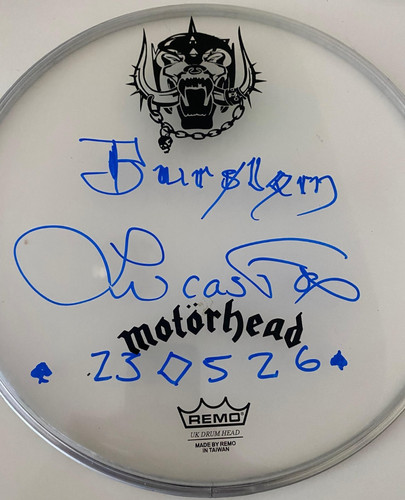 Motorhead hand signed - motorhead,