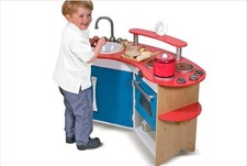 Wooden Kids Play Kitchen
