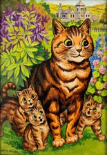 Louis Wain  Ginger Cat with