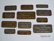 Cut Corner Engraved Plaques