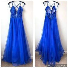La Femme 32059 Lace Tulle Gown