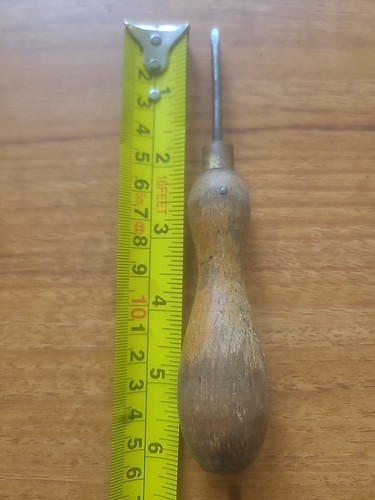 Small vintage screwdriver - vintage, wood