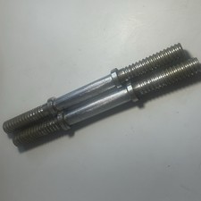 Weider Solid Steel 2" Screw-on Barebell Curl Bar Chrome Finish Home Gym Nice 