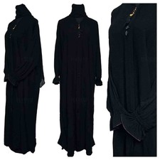 Women's Islamic Black Zip