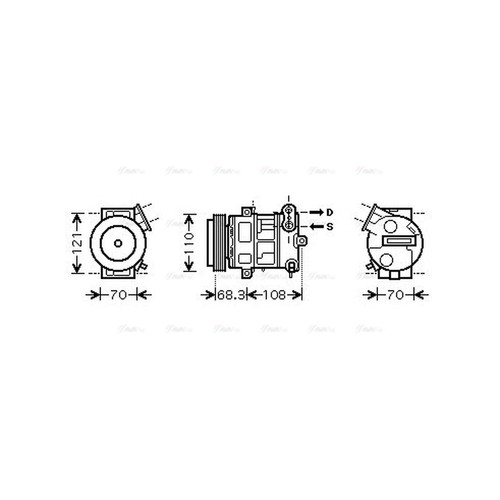 Air con compressor for - air,