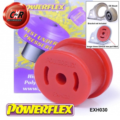 Powerflex rear exhaust mounts - exhaust,