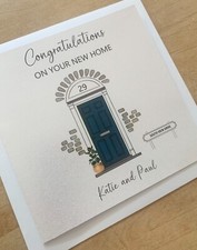 Personalised New Home Card- House Warming Card - New Home - Home Congratulations