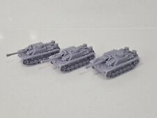 German Stug 3G tanks x3, 15mm 1/100 scale 3D printed resin