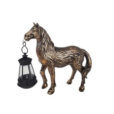 3X(Cute Horse Statue with