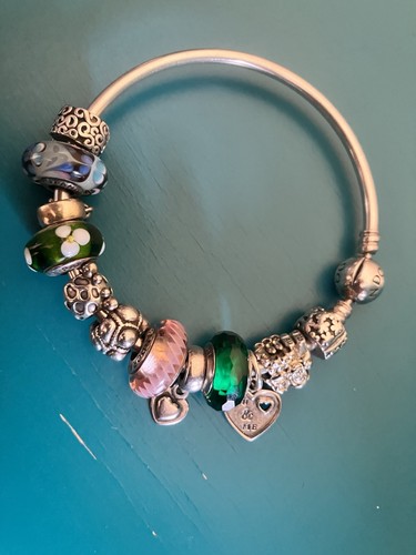 Vintage pandora silver bangle - pandora,