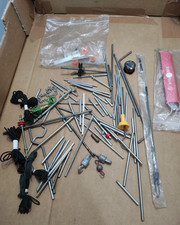 Vintage Meccano Rods, Bars,Crane Hooks, mixed lot Etc 1kg 0.6kg Joblot 4