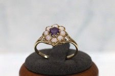 9ct Yellow Gold Amethyst &