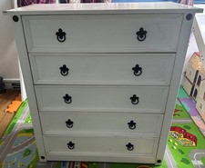 Corona Chest of Drawers 5 Drawer Rustic Mexican Solid Pine by Mercers Furniture®