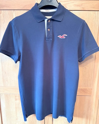 Hollister blue polo shirt - blue,