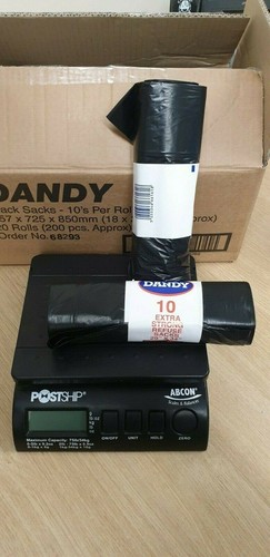 Dandy black refuse sack bin - refuse,
