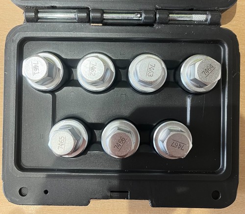 7pc locking wheel - locking, nut
