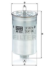 FUEL FILTER MANN-FILTER WK 853