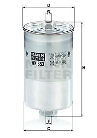 Fuel filter mann - mann-filter, wk