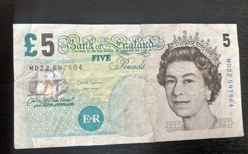 British paper five - five, pound