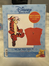 Disney - WA4 Tigger Waste Canvas Cross Stitch Kit. New and Sealed.