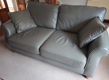 Next Grey Leather Sofa
