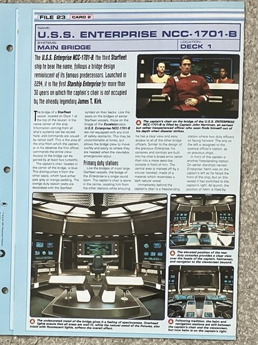 Star trek fact file - trek, 23