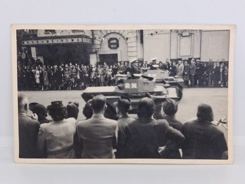 Vintage photograph 1946 parade - vintage,