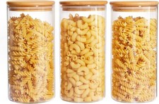 Set glass food storage - of,
