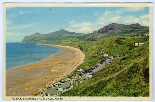 Postcard vintage 1970s cars - vintage,