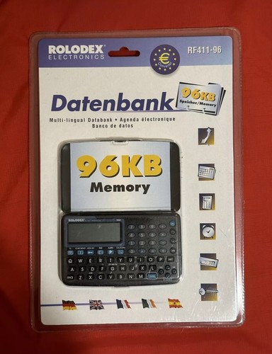 Rolodex databank handheld - rolodex,