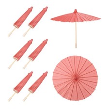 6 Pcs Paper Umbrellas ,12"