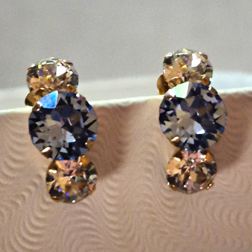 10k yellow gold oval blue - gold,
