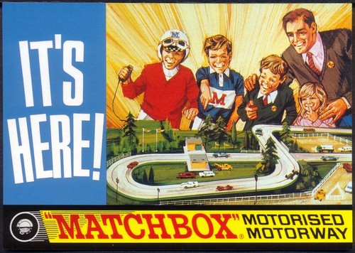 Modern postcard matchbox - modern, 'matchbox'