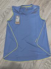 mens zumba vest top blue size