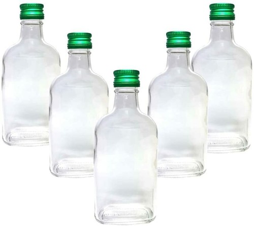 Flask glass bottles - bottles, ml