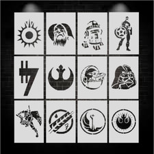 SUPER HERO STENCILS