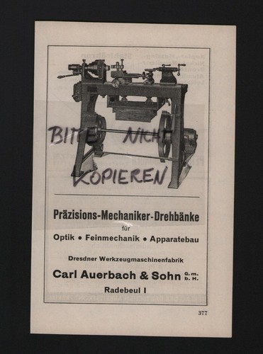 Radebeul advertising 1940 - advertising,
