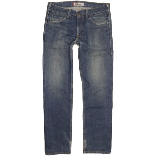 Levi 504 men - blue, straight