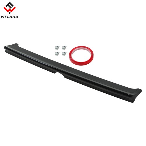Spoiler black rear roof lip - rear,