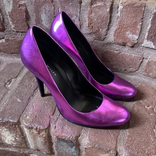 Karen millen metallic leather - karen,