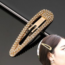 Snap Hair Clips Rhinestone
