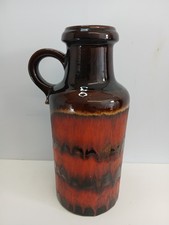 Vintage West Germany Scheurich 407-35 36cm Large Fat Lava Mid Century Vase/Jug.