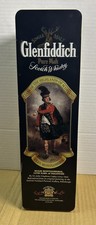 GLENFIDDICH-12y-EMPTY-MALT WHISKY-TIN SPECIAL EDITION-CLAN MONTGOMERIE-RARE! VGC
