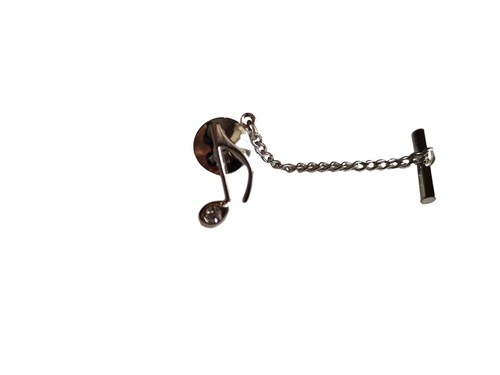 Music quaver silver plated - silver-plated, tie