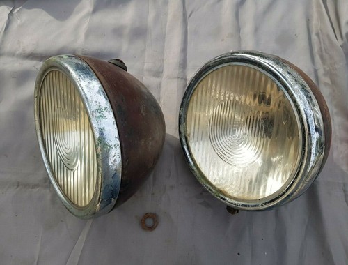 Rare bosch headlights s - bosch, 30's