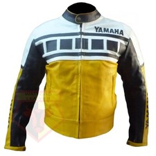 Yamaha Yellow Cowhide Leather